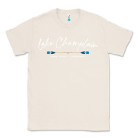 Natural Lake Champlain Oars Graphic Classic Tee - trangStudio