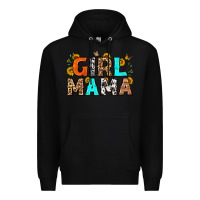 Black girl mama Premium Hoodie - LillyAllenDesigns