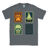 Charcoal Heather Inscryption Psychological Horror Card Categories Game Halloween Scary  Classic Tee - trangStudio