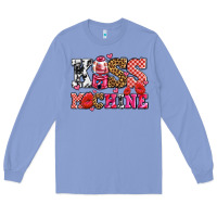 Colony Blue kiss machine with lips olivia Long Sleeve Tee - OliviaCreatesArt