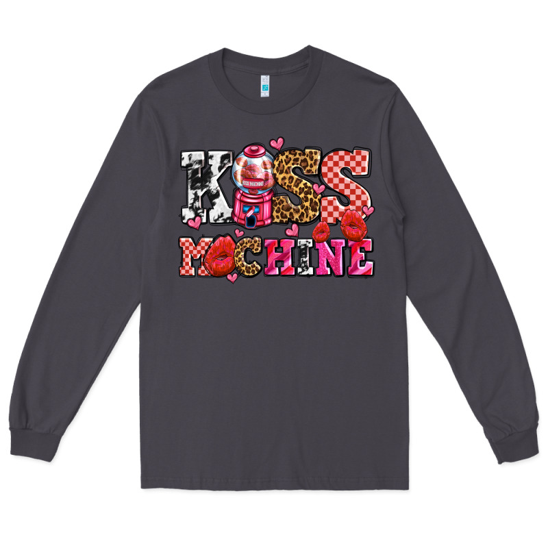 Kiss Machine With Lips Olivia Long Sleeve Tee by OliviaCreatesArt | Teevron