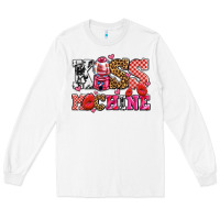White kiss machine with lips olivia Long Sleeve Tee - OliviaCreatesArt