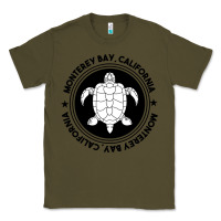 Army Green Diving at Monterey Bay, California Classic Tee - trangStudio