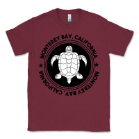 Burgundy Diving at Monterey Bay, California Classic Tee - trangStudio