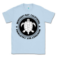 Dusty Blue Diving at Monterey Bay, California Classic Tee - trangStudio