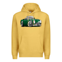 Antique Gold MG MGB roadster personalized caricature YOK94J family Premium Hoodie - trangStudio