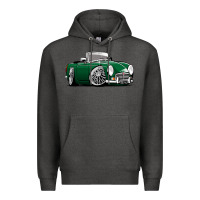Charcoal Heather MG MGB roadster personalized caricature YOK94J family Premium Hoodie - trangStudio
