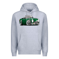 Heather Grey MG MGB roadster personalized caricature YOK94J family Premium Hoodie - trangStudio