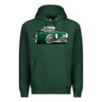 Sports Green MG MGB roadster personalized caricature YOK94J family Premium Hoodie - trangStudio