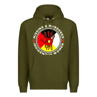 Army Green MMIW Missing & Murdered Indigenous Women Medicine wheel mmiw Premium Hoodie - trangStudio