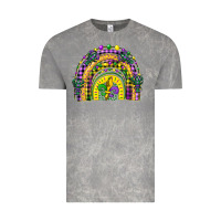 Cloud Rock mardi gras rainbow and fleur de lis Vintage Tee - CowGirlArtShop