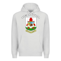 Dove Grey Bermuda Coat of Arms Souvenir Gift Flag Bermudian Premium Hoodie - trangStudio