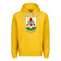 Lemon Bermuda Coat of Arms Souvenir Gift Flag Bermudian Premium Hoodie - trangStudio