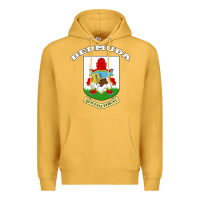 Mustard Bermuda Coat of Arms Souvenir Gift Flag Bermudian Premium Hoodie - trangStudio