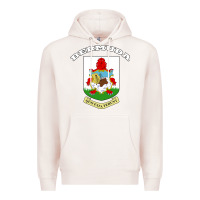 Pale Pink Bermuda Coat of Arms Souvenir Gift Flag Bermudian Premium Hoodie - trangStudio
