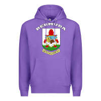 Purple Bermuda Coat of Arms Souvenir Gift Flag Bermudian Premium Hoodie - trangStudio