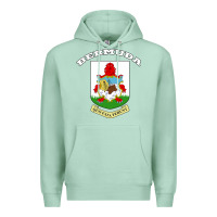 Seafoam Bermuda Coat of Arms Souvenir Gift Flag Bermudian Premium Hoodie - trangStudio