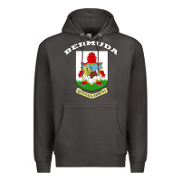 Smoke Bermuda Coat of Arms Souvenir Gift Flag Bermudian Premium Hoodie - trangStudio