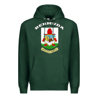 Sports Green Bermuda Coat of Arms Souvenir Gift Flag Bermudian Premium Hoodie - trangStudio