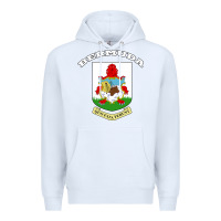 White Bermuda Coat of Arms Souvenir Gift Flag Bermudian Premium Hoodie - trangStudio