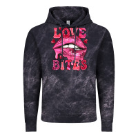 Cloud Black Love bites Valentine's Day Vintage Hoodie - HowdyJamesFarm