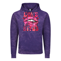 Cloud Purple Love bites Valentine's Day Vintage Hoodie - HowdyJamesFarm