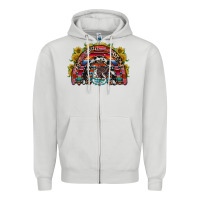 Mexican Rainbow Zipper Hoodie | Teevron