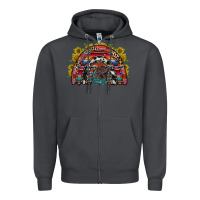 Smoke mexican rainbow Zipper Hoodie - RacoonDesign