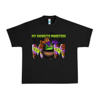 Black my favorite monsters calls me mom Urban Heavy Tee - CowGirlArtShop
