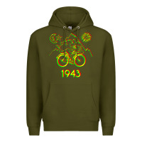 Army Green Bicycle Day 1943 LSD Acid Hofmann Trip Premium Hoodie - trangStudio