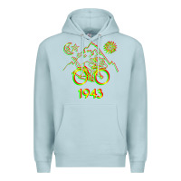 Blue Mist Bicycle Day 1943 LSD Acid Hofmann Trip Premium Hoodie - trangStudio