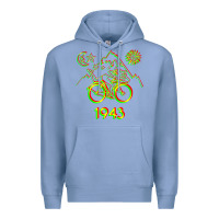 Colony Blue Bicycle Day 1943 LSD Acid Hofmann Trip Premium Hoodie - trangStudio