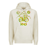 Oatmeal Heather Bicycle Day 1943 LSD Acid Hofmann Trip Premium Hoodie - trangStudio