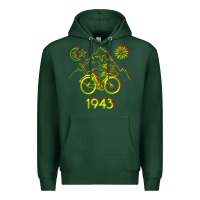 Sports Green Bicycle Day 1943 LSD Acid Hofmann Trip Premium Hoodie - trangStudio