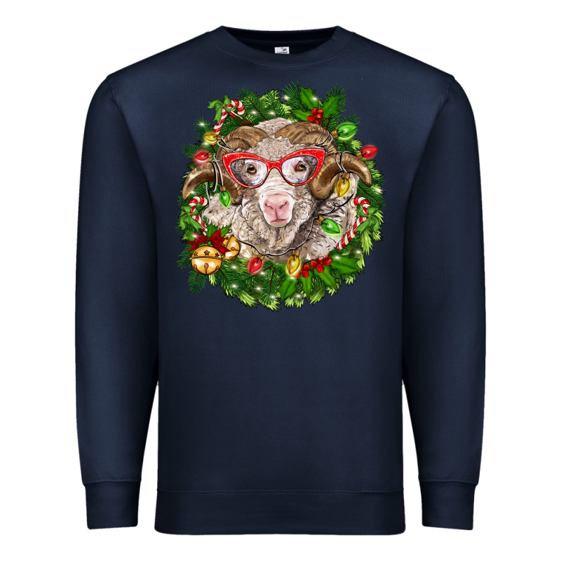 Christmas Merino Premium Sweatshirt by BarkalooDesign | Teevron