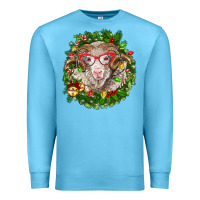 Ocean Blue Christmas merino Premium Sweatshirt - BarkalooDesign