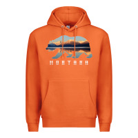 Carrot Montana Bear with Glacier National Park Lake Image Souvenir Premium Hoodie - trangStudio