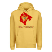 Antique Gold Montenegrin Flag  Montenegro Premium Hoodie - trangStudio