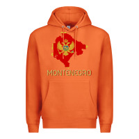 Carrot Montenegrin Flag  Montenegro Premium Hoodie - trangStudio