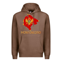 Montenegrin Flag  Montenegro Premium Hoodie | Teevron