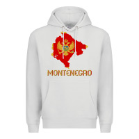 Dove Grey Montenegrin Flag  Montenegro Premium Hoodie - trangStudio