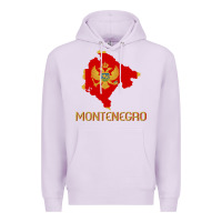 Lilac Montenegrin Flag  Montenegro Premium Hoodie - trangStudio