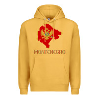 Mustard Montenegrin Flag  Montenegro Premium Hoodie - trangStudio