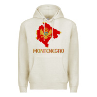 Oatmeal Heather Montenegrin Flag  Montenegro Premium Hoodie - trangStudio