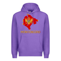Purple Montenegrin Flag  Montenegro Premium Hoodie - trangStudio