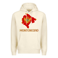 Sandshell Montenegrin Flag  Montenegro Premium Hoodie - trangStudio