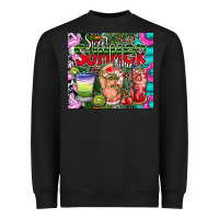 Black summer time Heavyweight Sweatshirt - CowhideDigitalArt