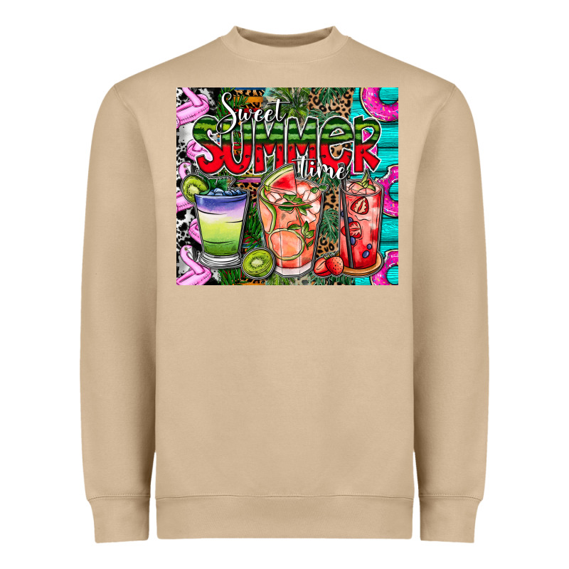 Summer Time Heavyweight Sweatshirt by CowhideDigitalArt | Teevron
