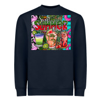 Navy summer time Heavyweight Sweatshirt - CowhideDigitalArt
