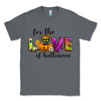 Charcoal Heather For the love of Halloween Classic Tee - NancyCooperArtShop